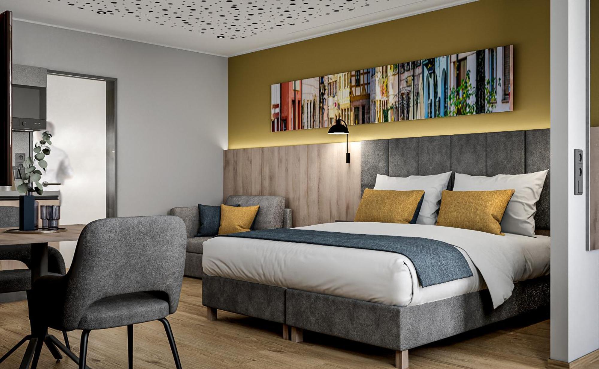 Xzllenz Traum Studio-Apartment, Frei-Parken, U-Bahn, Kueche Nürnberg Rum bild