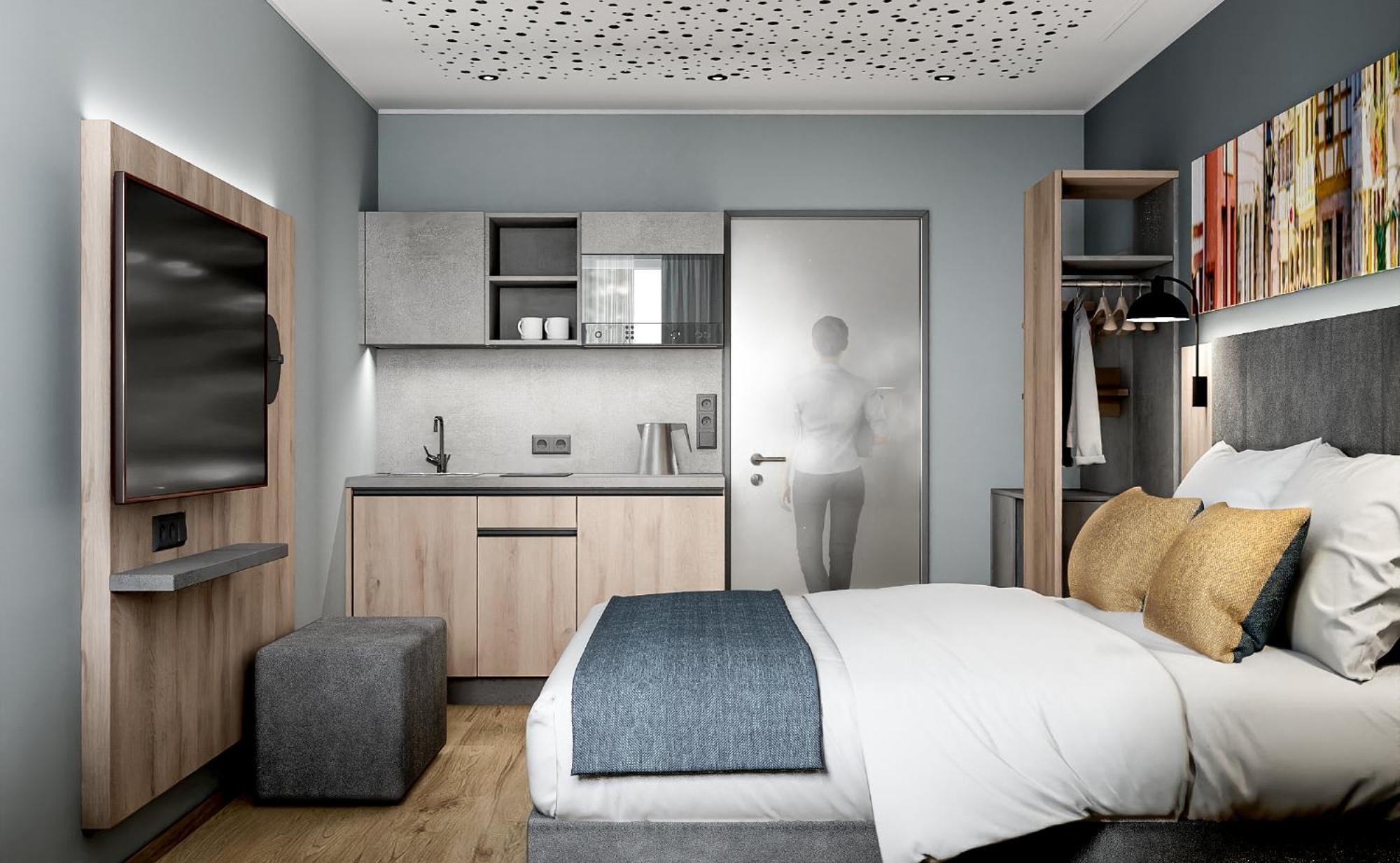 Xzllenz Traum Studio-Apartment, Frei-Parken, U-Bahn, Kueche Nürnberg Rum bild
